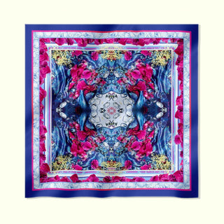 The regality Collection represnted by The royal Peony Crush scarf 