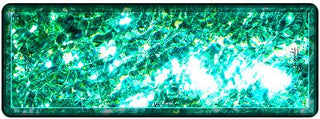 Serenity silk Scarf Collection showing the Green red sea scarf