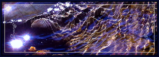 Full flat pattern of the River Avon long silk scarf design by Anna Acciarini